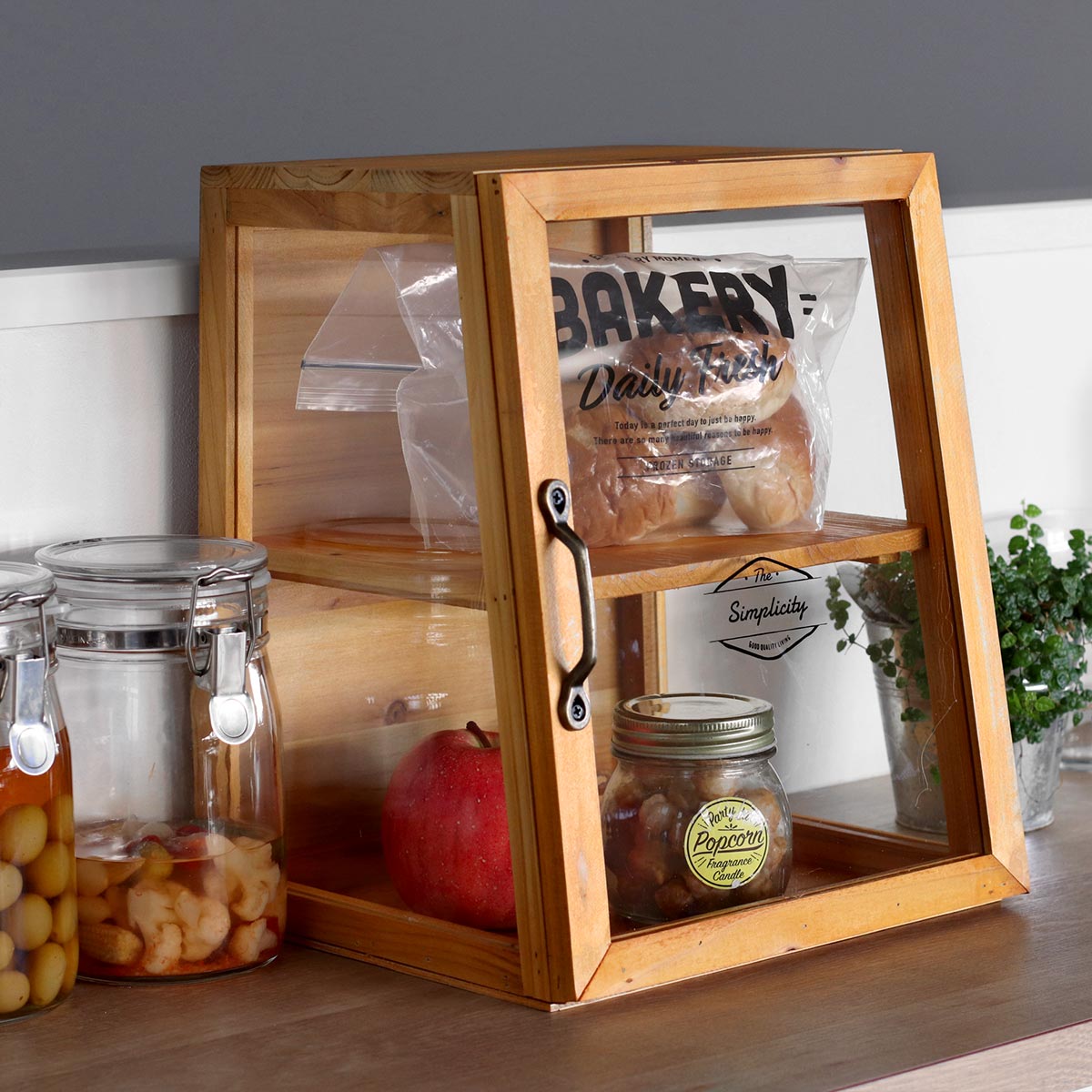 HABITER（アビテ） ミニショーケース ボワシー ガラスケース 木製