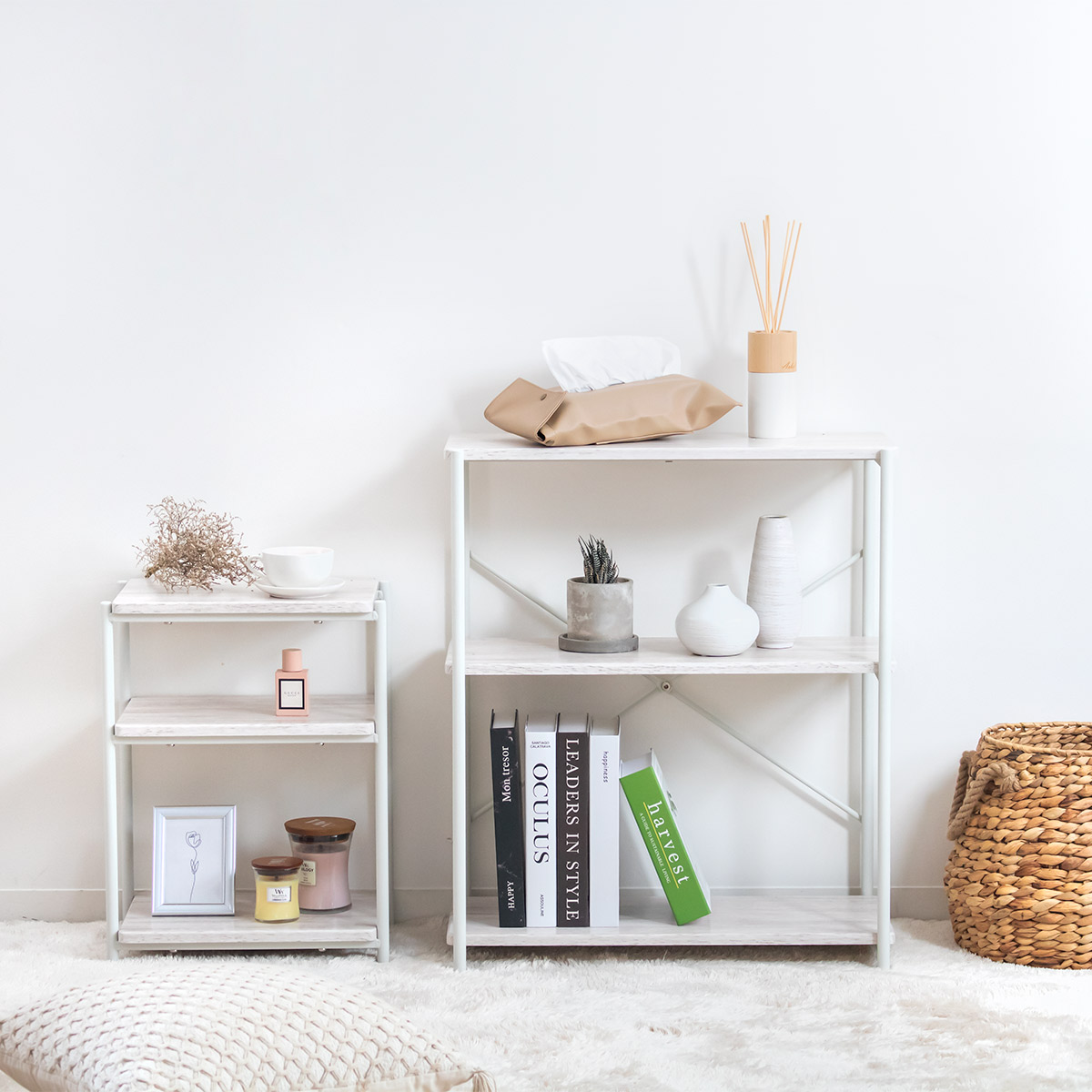 アウトレット） オープンラック 幅60cm 3段 スチールフレーム