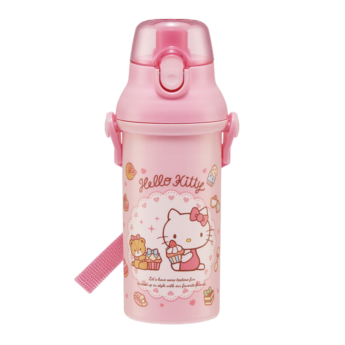 スケーター 水筒 キッズ 480ml 抗菌 直飲み ワンタッチ プラスチック