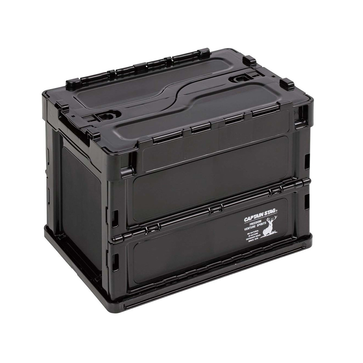 CS BLACK LABEL アウトドア折りたたみコンテナ 2個セット 幅36.5×奥行