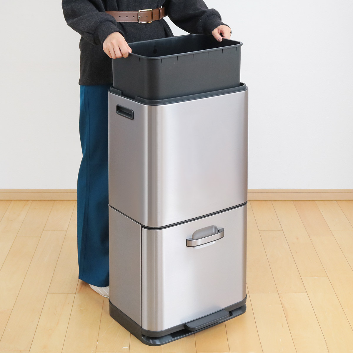 EKO（イーケーオー） ゴミ箱 35L＋25L ヒマラヤセンサービン