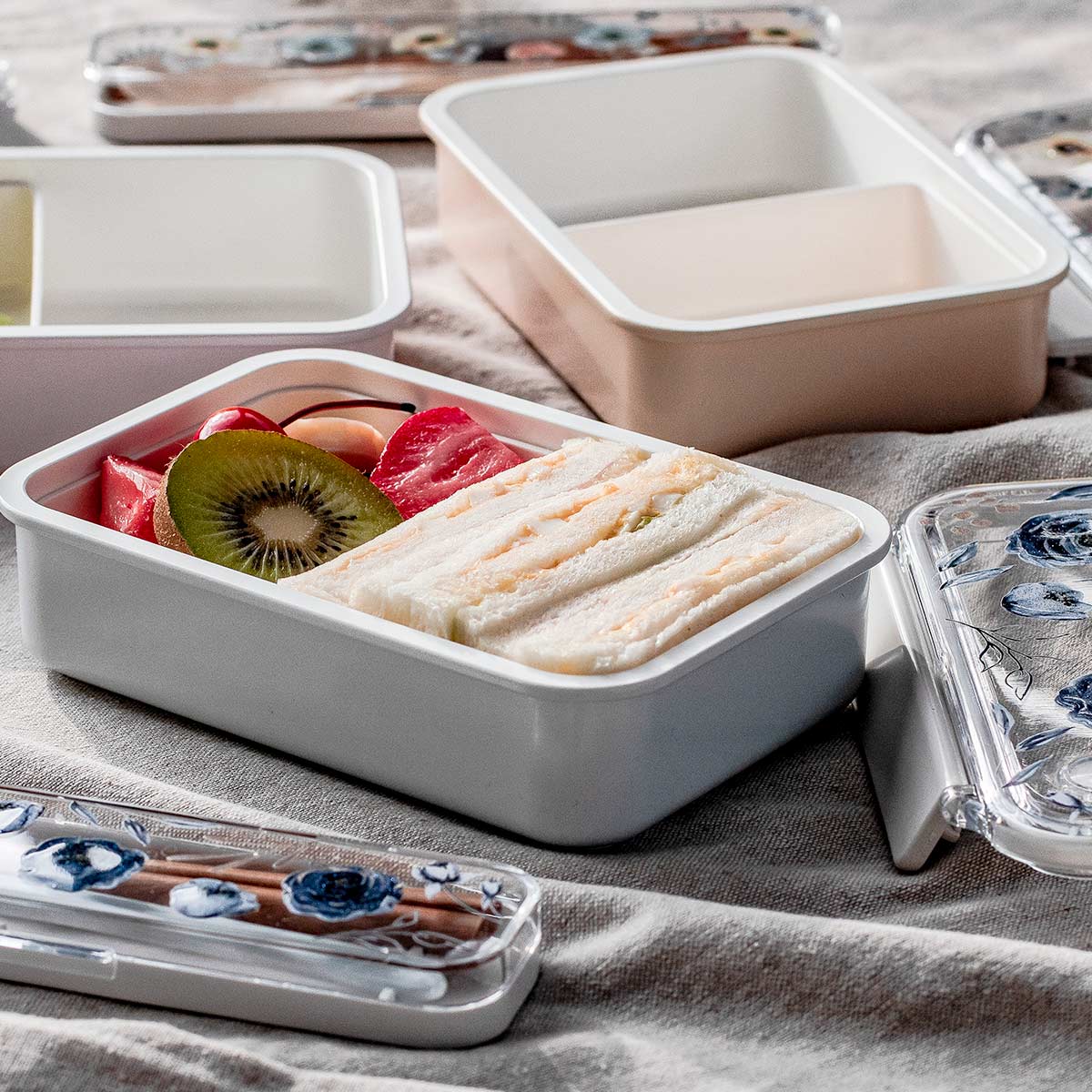 お弁当箱 500ml 1段 Floraison タイトランチ （ 弁当箱 ランチボックス