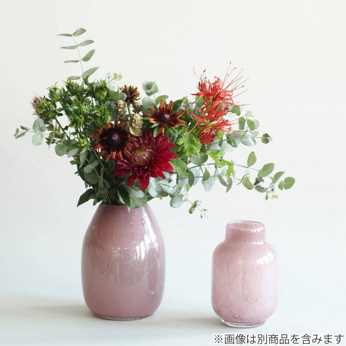 花瓶 DGガラスボットム ガラス 直径14x高さ18cm （ フラワーベース