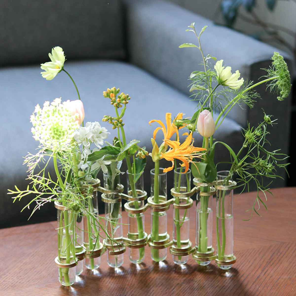 DULTON（ダルトン） 花瓶 リンクチューブベース ガラス （ DULTON