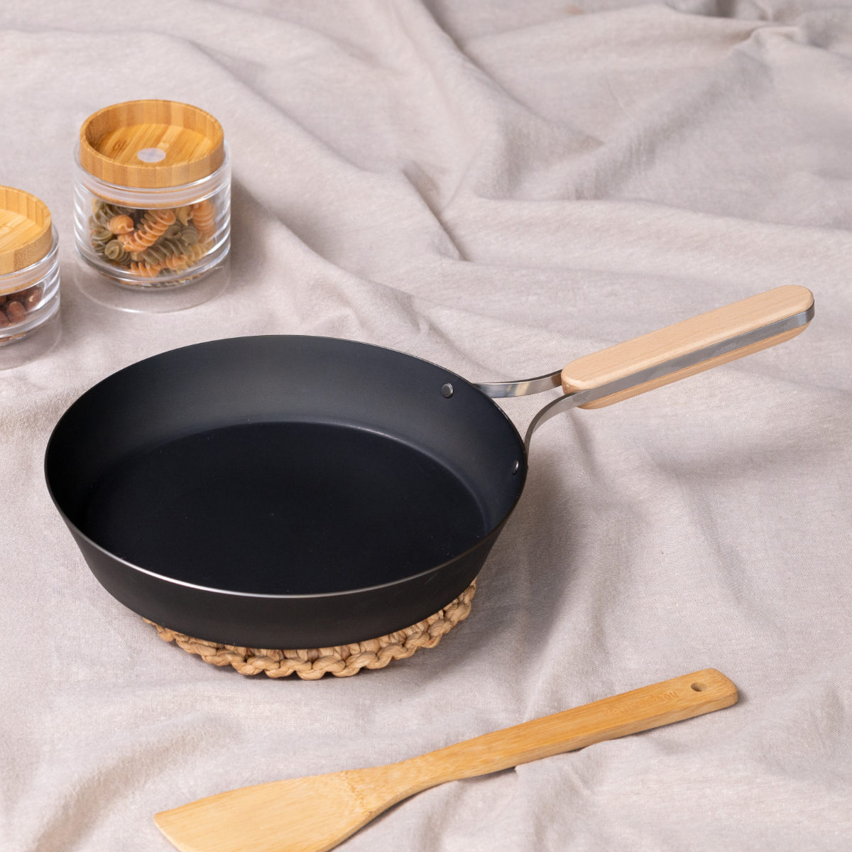 和平フレイズ 特典付き 鉄フライパン 24cm enzo IH対応 日本製 （ ガス