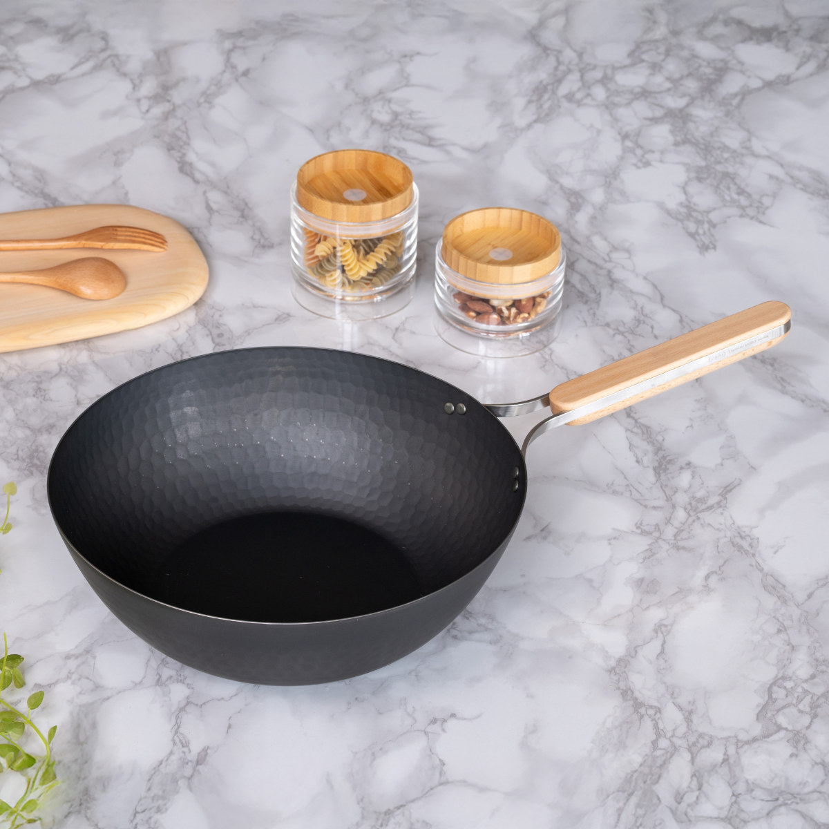 和平フレイズ 特典付き 中華鍋 鉄製 28cm enzo IH対応 日本製 （ ガス