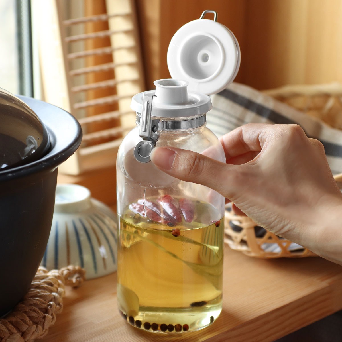 保存容器 500ml ワンプッシュ便利びん500 セラーメイト （ 日本製 調味