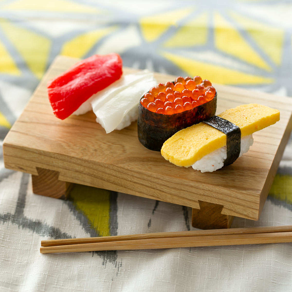 寿司下駄 M 18cm SUSHIGETA 天然木 （ 寿司盛り台 寿司ゲタ 盛台 盛り