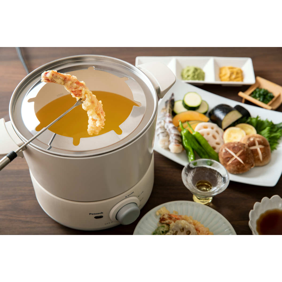 ピーコック魔法瓶工業 テーブルフライヤー 家庭用 電気フライヤー