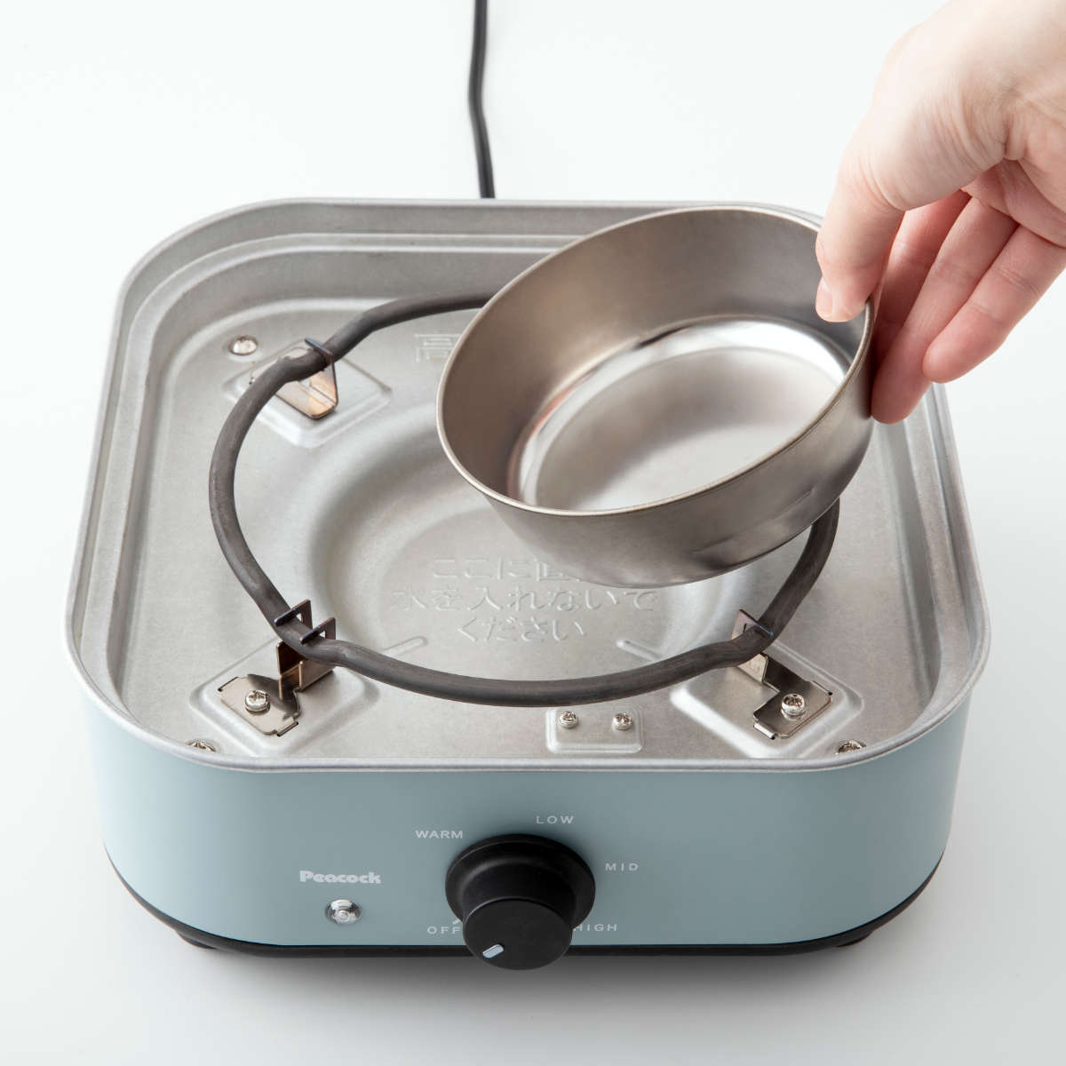 ピーコック魔法瓶工業 コンパクトグリル鍋 電気鍋 ピーコック （ 卓上