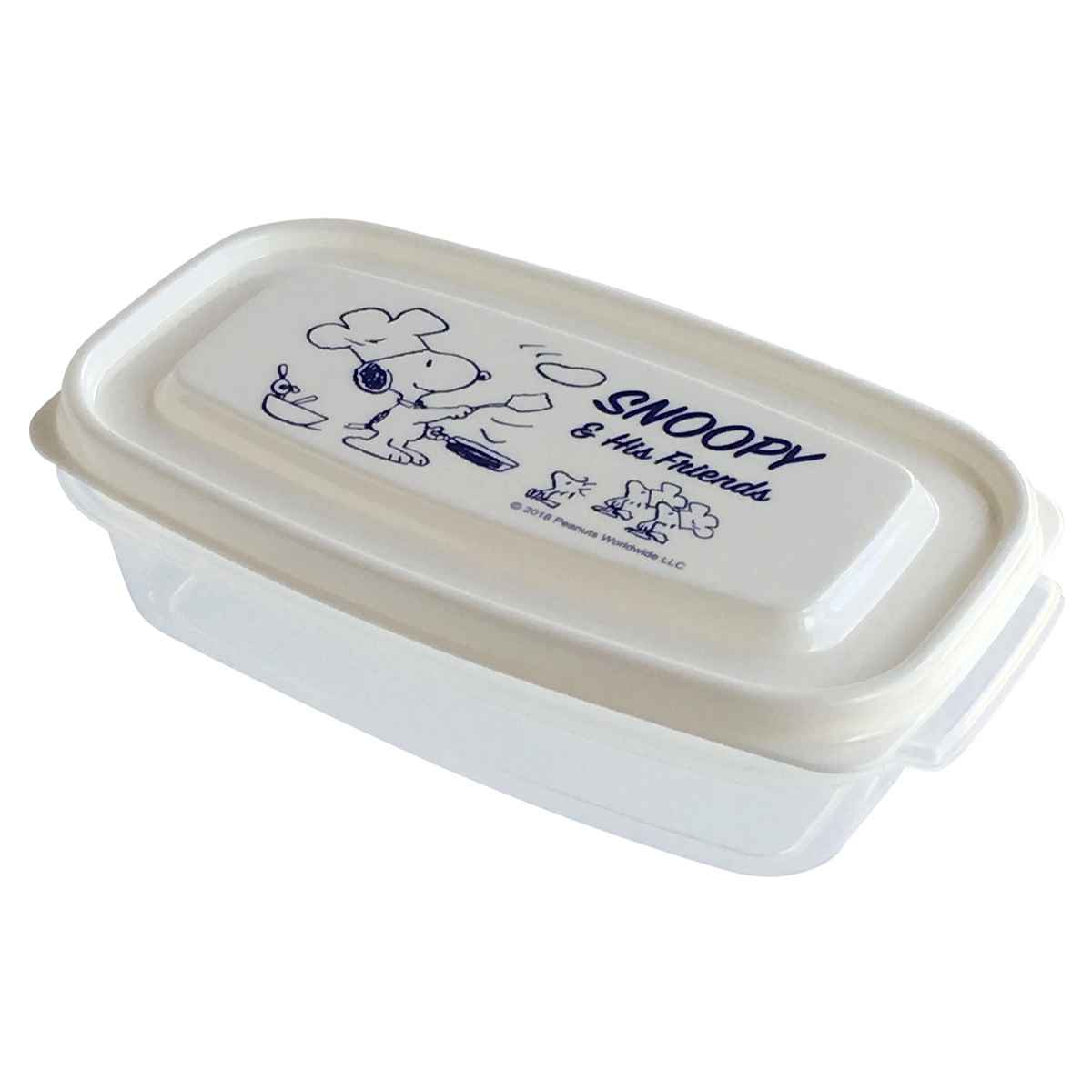 PEANUTS 保存容器 560ml スヌーピー スリムシェフ柄 （ 日本製