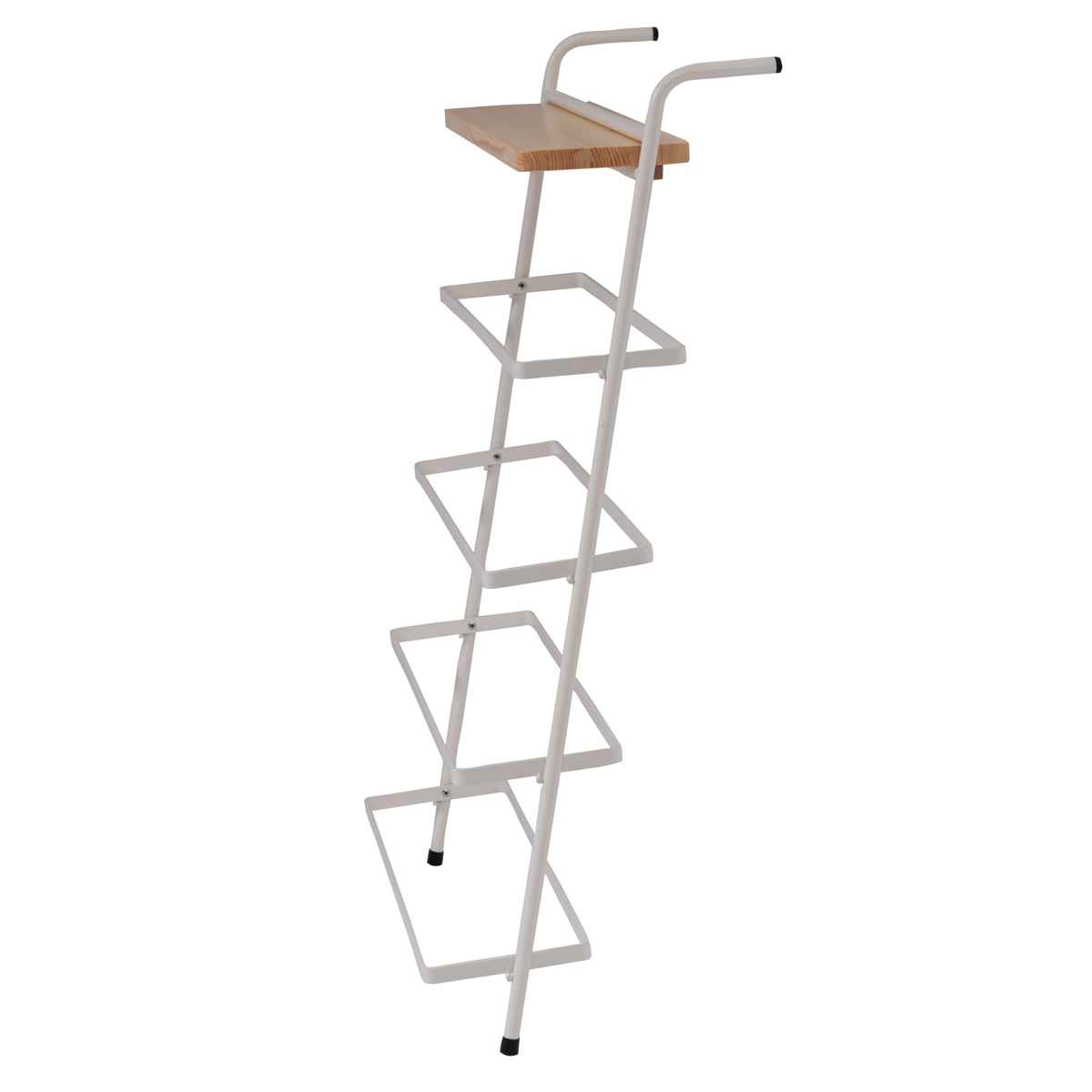 東谷 シューズラック 4段 スリム 組み立て品 スチール製 （ おしゃれ