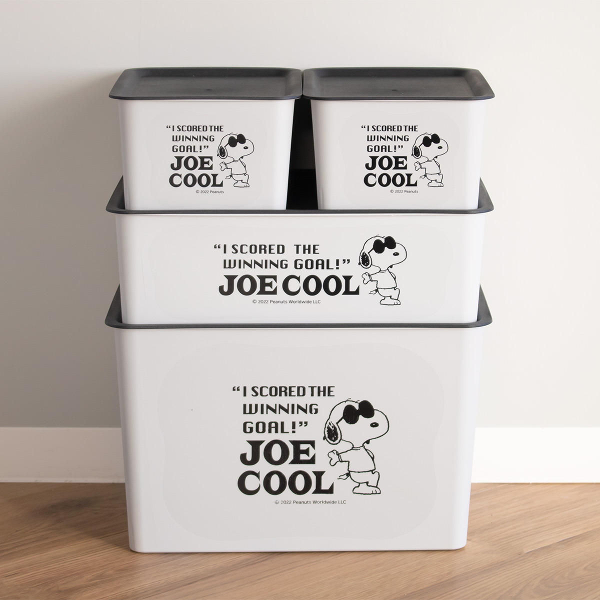 錦化成 収納ボックス S 幅19×奥行27×高さ12cm スヌーピー コレクトBOX