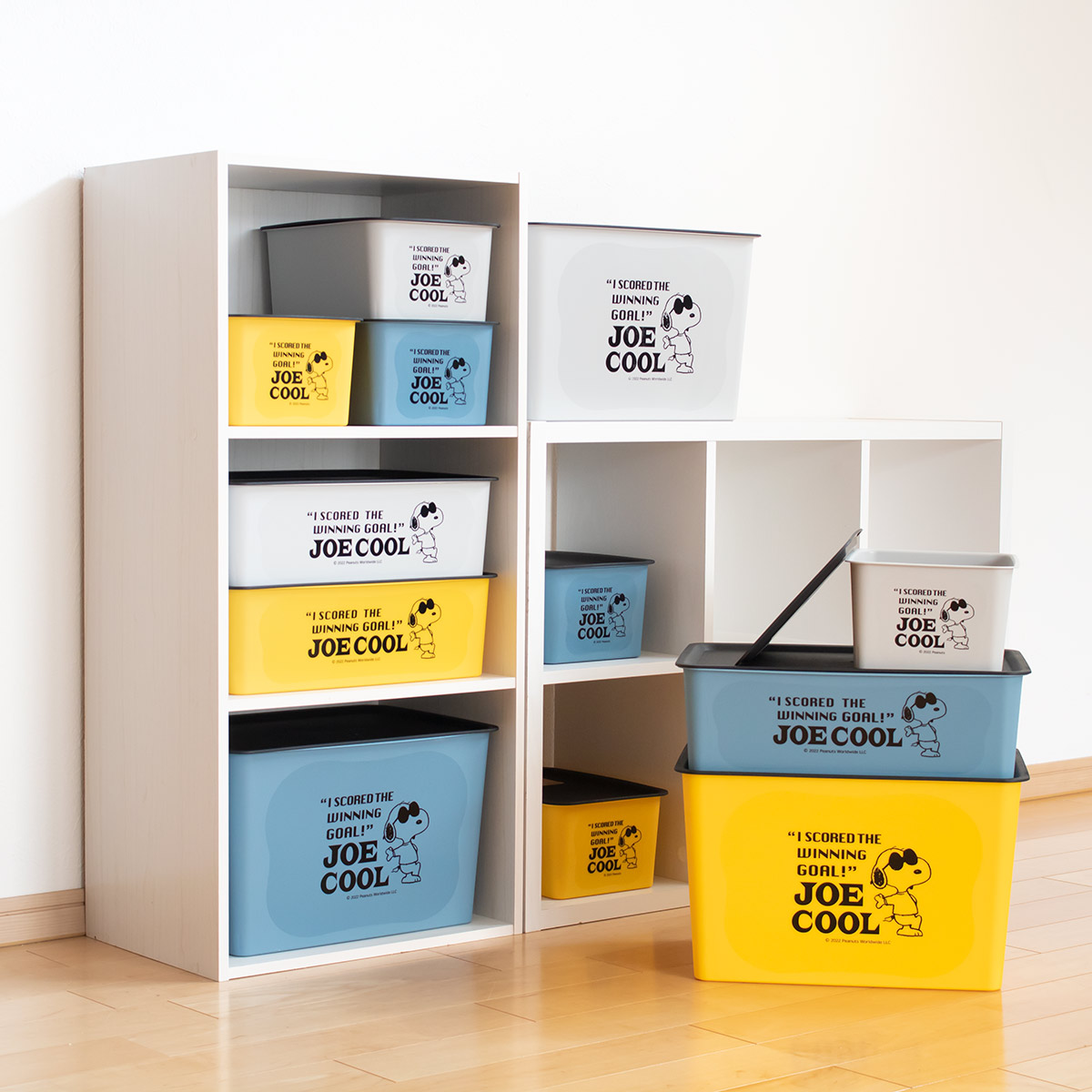 錦化成 収納ボックス S 幅19×奥行27×高さ12cm スヌーピー コレクトBOX