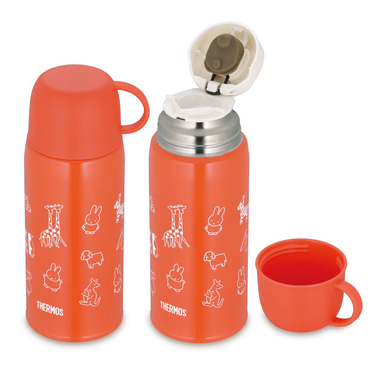 THERMOS（サーモス） 水筒 600ml 2way ストロー コップ ミッフィー