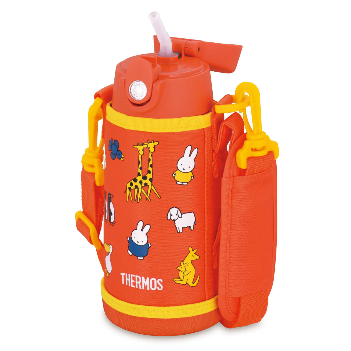THERMOS（サーモス） 水筒 600ml 2way ストロー コップ ミッフィー