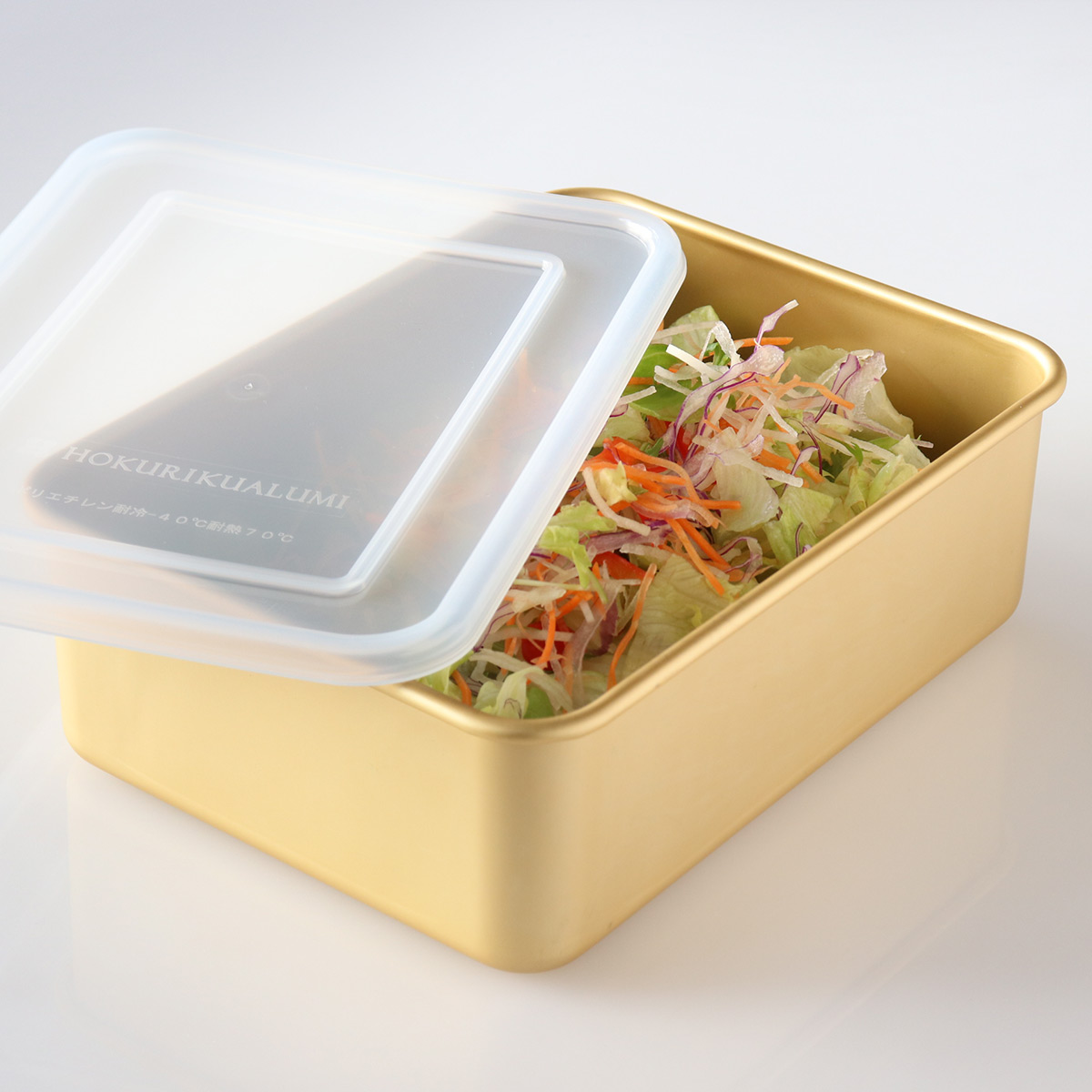 北陸アルミニウム 保存容器 2.9L 小伝具 硫酸アルマイト加工 アルミ角