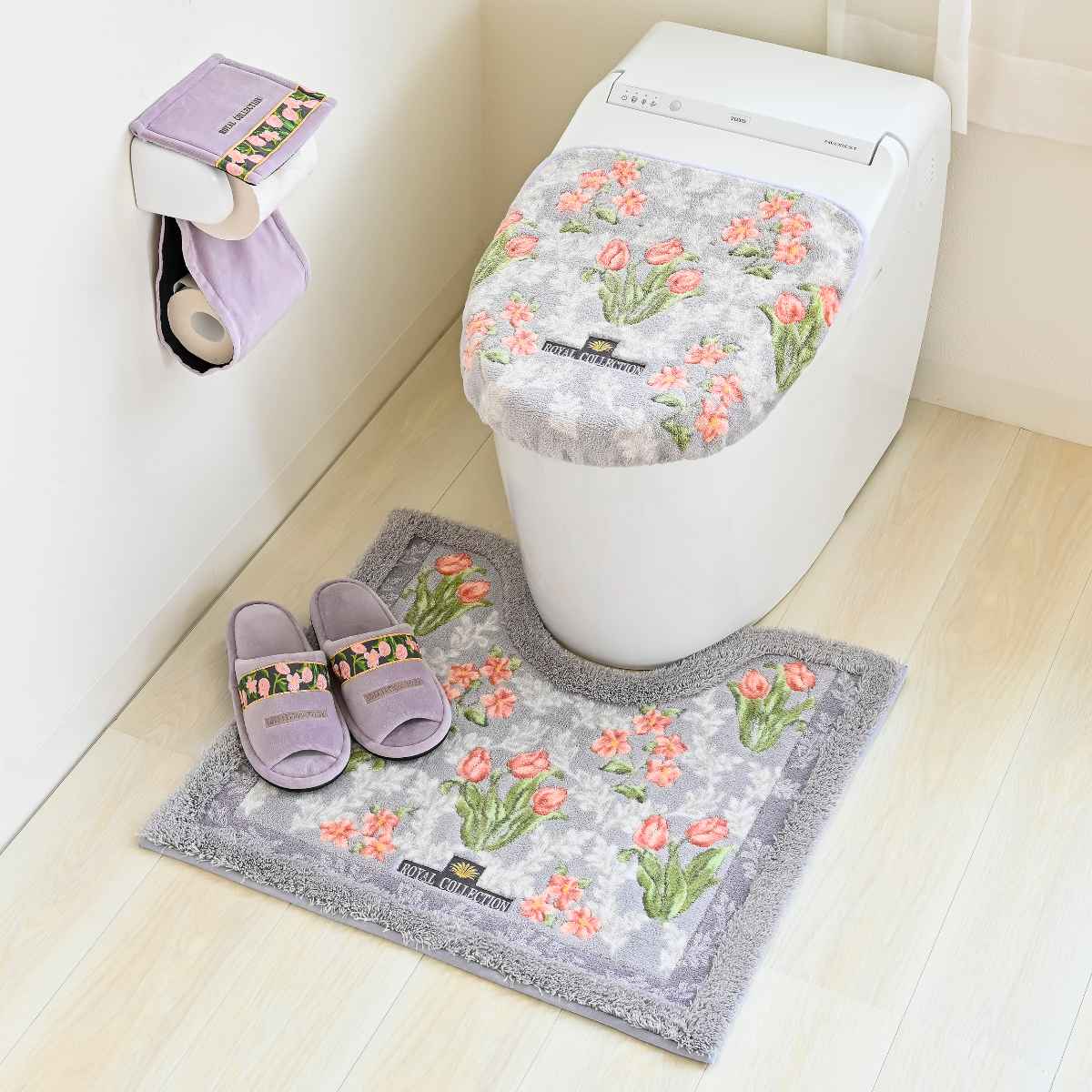 便座カバー 洗浄暖房型 ロイヤルコレクション アーツ （ 便座 カバー シート 便座マット トイレカバー 日本製 ） : お弁当グッズの ...