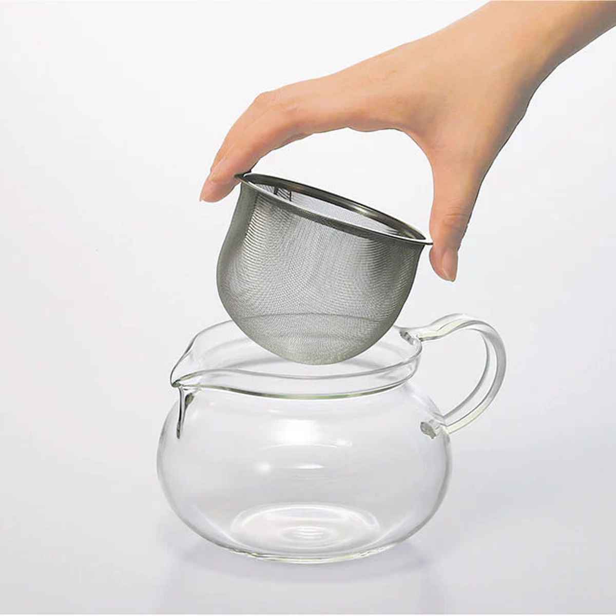 HARIO（ハリオ） 茶茶急須 丸 450ml 耐熱ガラス CHJMN-45T （ HARIO