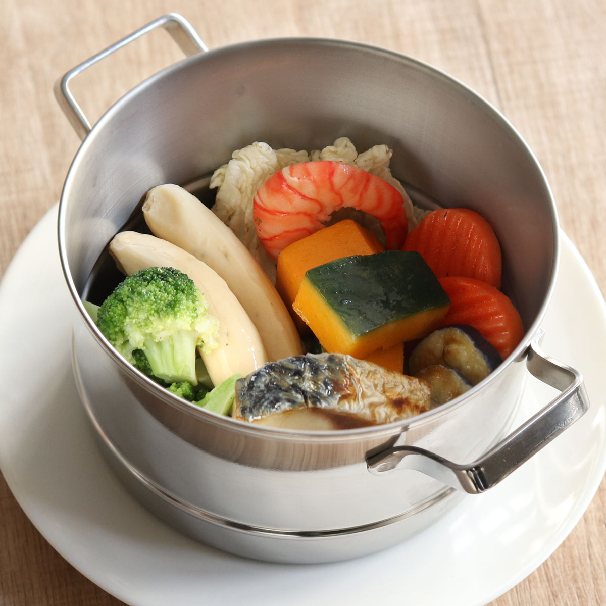 工房アイザワ ミニスチーマー 14cm （ aizawa ステンレス ガス火専用