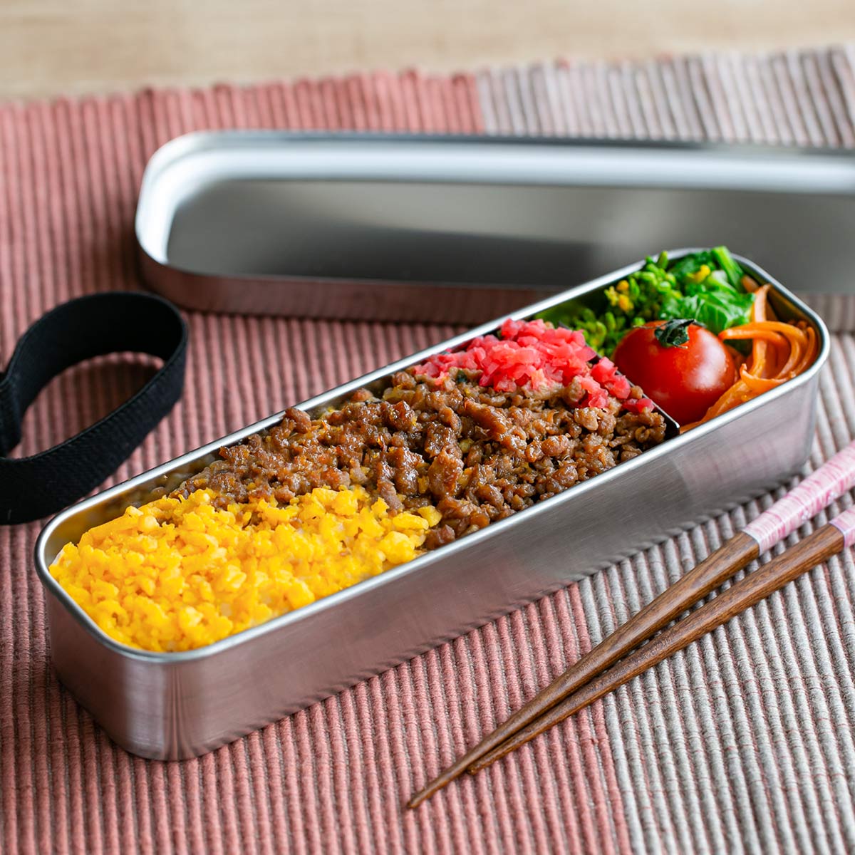 工房アイザワ 弁当箱 350ml UTILE 角長ランチボックス スリム