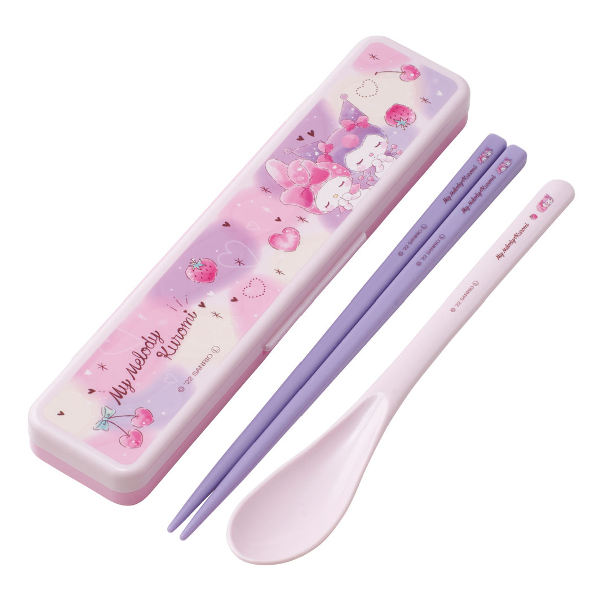 スケーター コンビセット 抗菌 箸 スプーン 18cm キャラクター （ マイ
