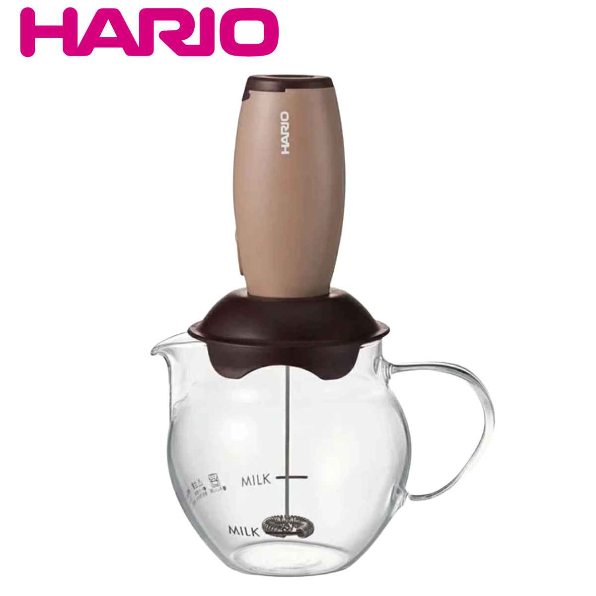 �n���I �~���N�N���[�}�[ �N���[�}�[�E�L���[�g �ϔM�K���X CQT-45BR �i HARIO �H��@�Ή� �d�q�����W�Ή� �N���[�}�[ �d�� �~���N�A���Ċ� �j