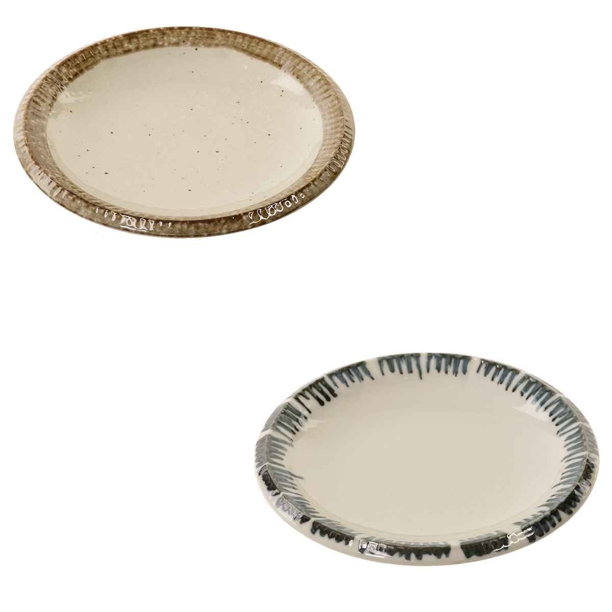 いか模様の陶器皿 2枚セット aito製作所 食器 10点セット 2色 料理を引き立てる食器セット 新生活