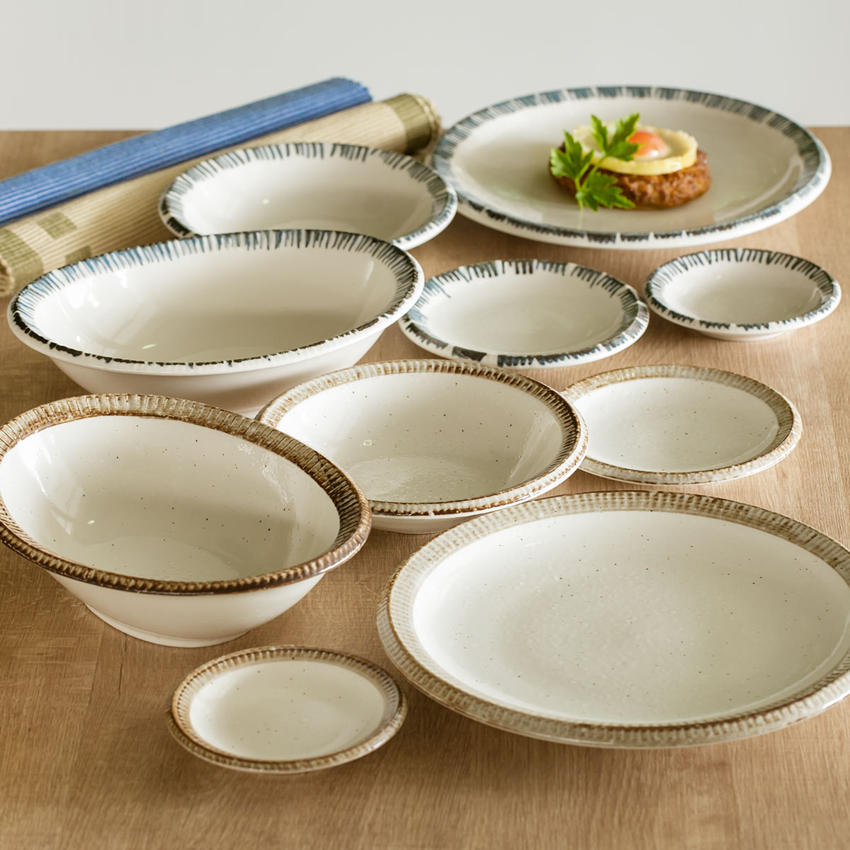 aito製作所 食器 10点セット 2色 料理を引き立てる食器セット 新生活