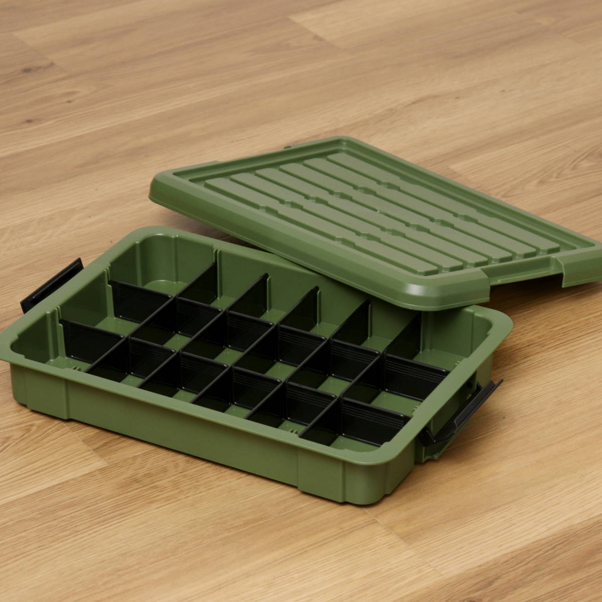 SANKA 収納ボックス Nタフコン ATC-47-09 フタ付き 幅32.5×奥行46.5×高