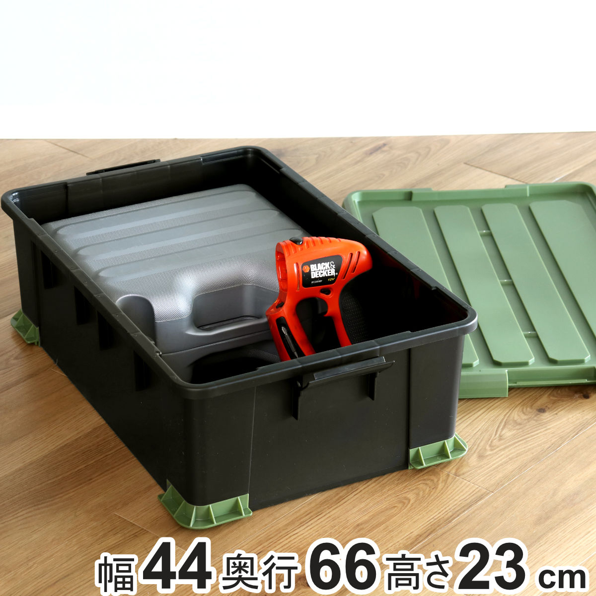 ���[�{�b�N�X N�^�t�R���v���X ATCP-66-23 �t�^�t�� ��44×���s66×����23cm �i ���[�P�[�X ��� ���[ �H� �R���e�i ��v �ςݏd�� ���b�N�t�� ���{�� �j