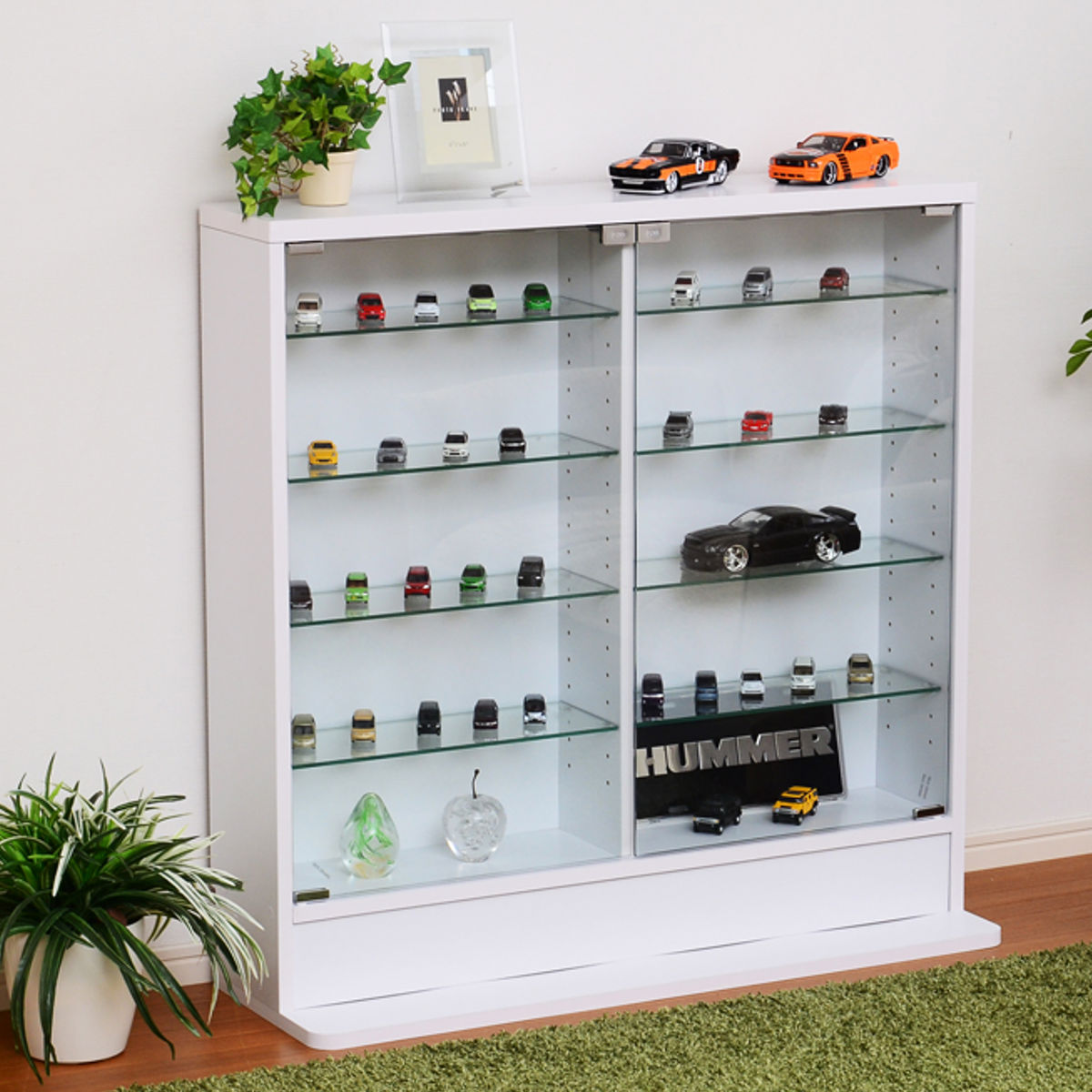 ホームテイスト（HOME taste） コレクションラック 幅90cm ワイド ロー