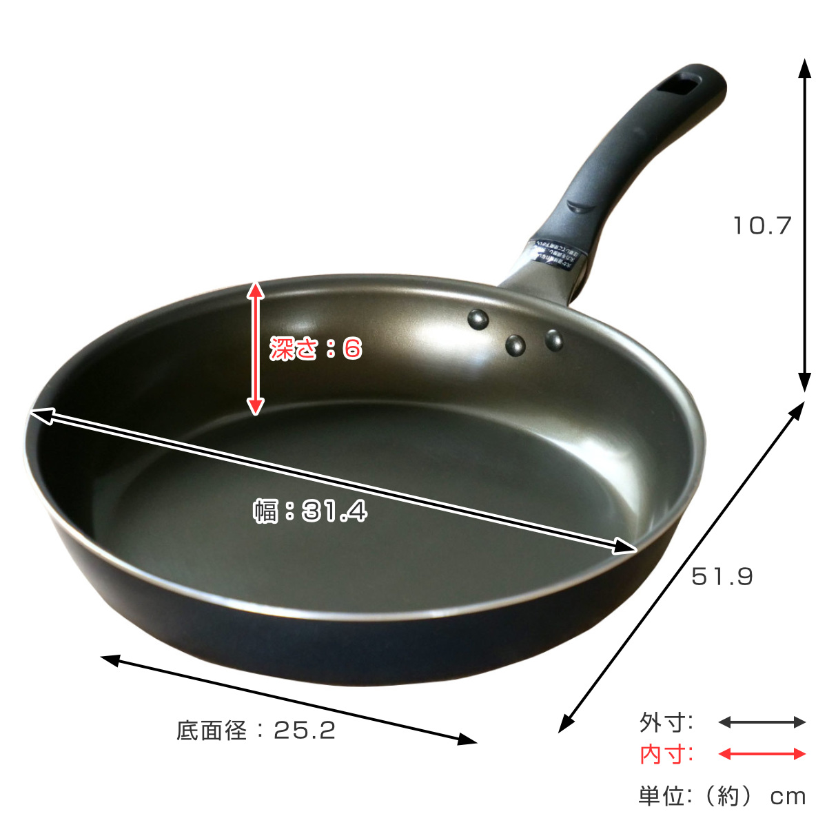 ナンセンジャパン フライパン 30cm IH対応 スタンディ PFOAフリー