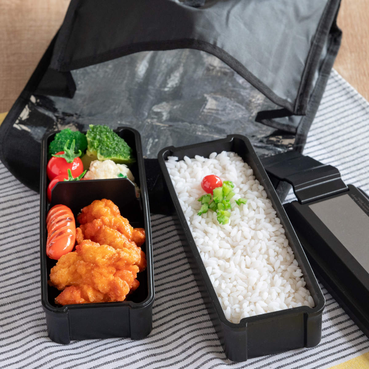 OSK（オーエスケー） お弁当箱 メタリックスタイル 850ml 2段 保冷