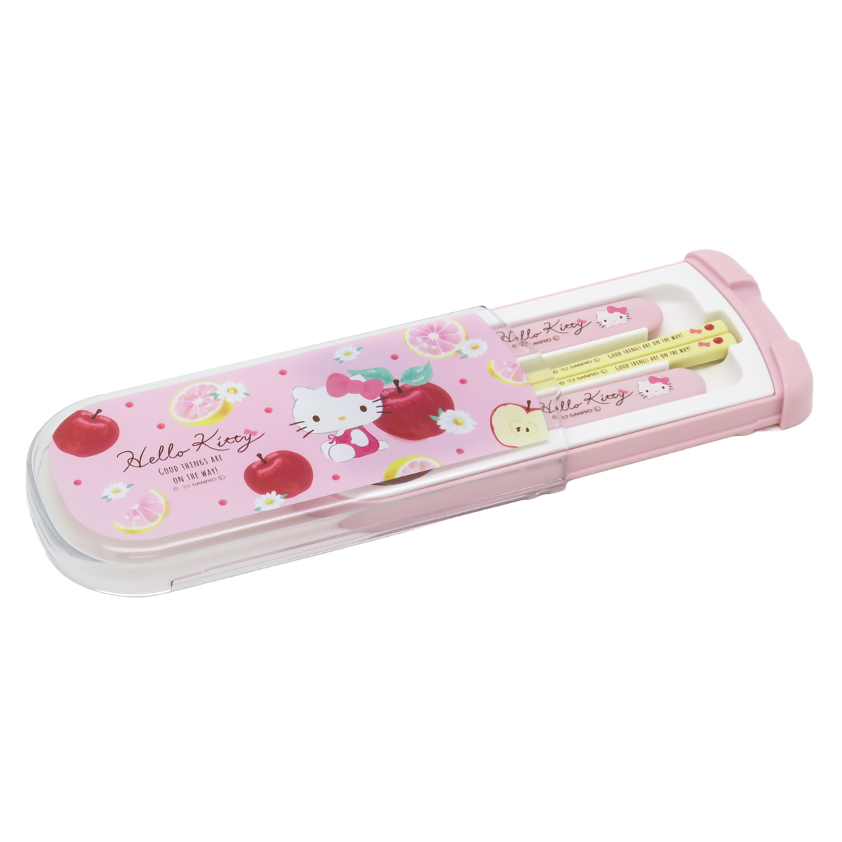 OSK（オーエスケー） トリオセット 引きフタトリオ 箸 スプーン