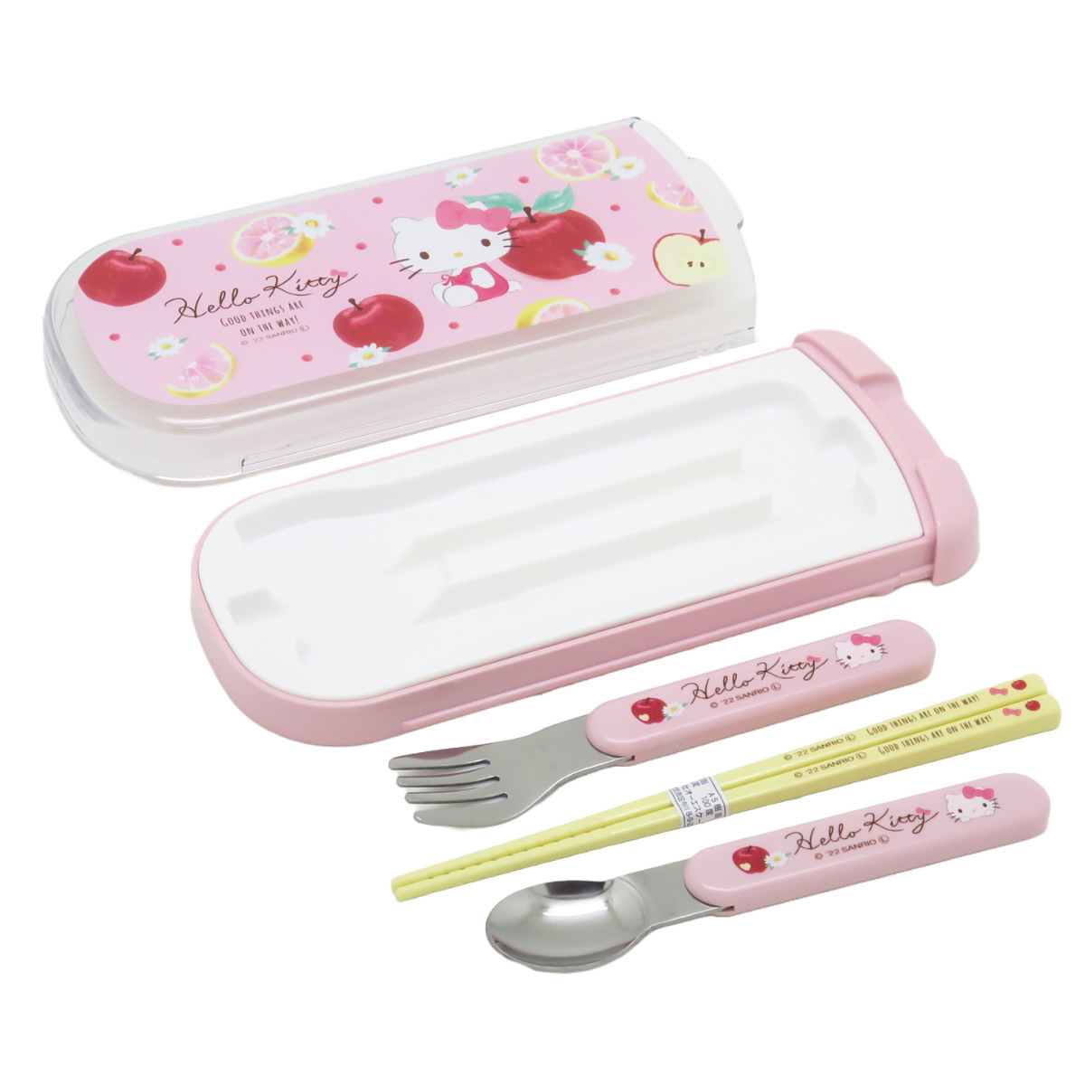 OSK（オーエスケー） トリオセット 引きフタトリオ 箸 スプーン