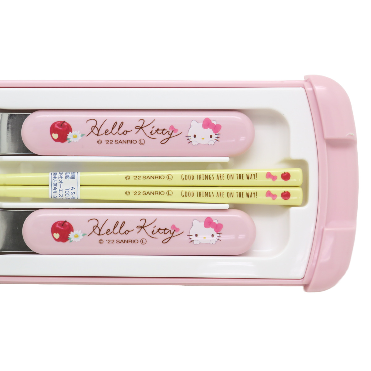 OSK（オーエスケー） トリオセット 引きフタトリオ 箸 スプーン