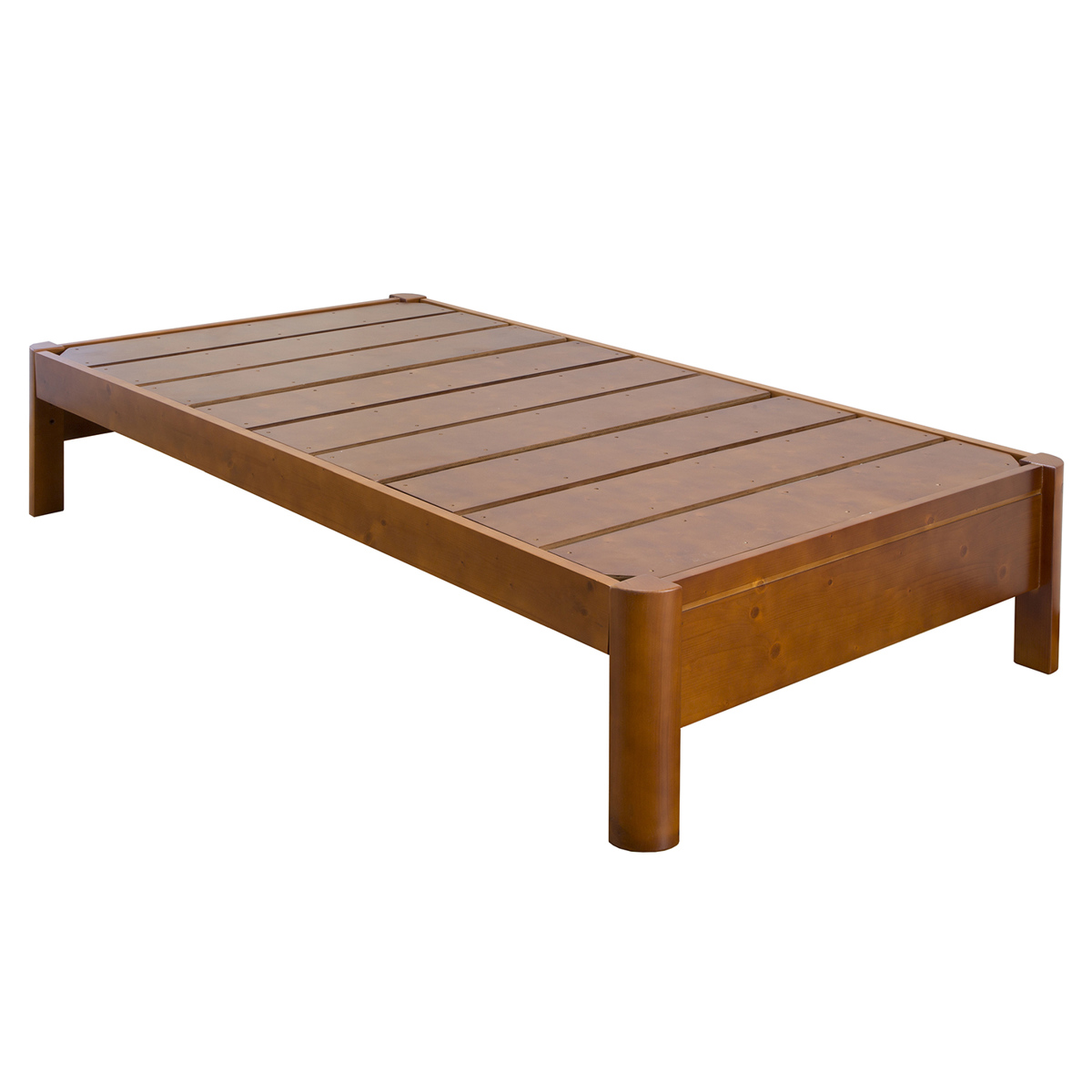 すのこベッド セミダブル ステージ 耐荷重600kg 天然木 （ ベッド