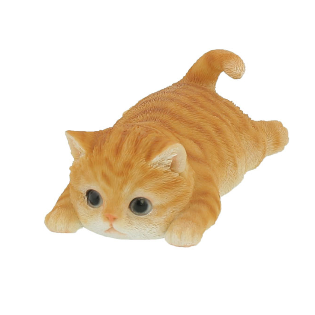 左向きの猫 ② さんぷんまつニャン ネコ ヌードルウエイト マグネット付 （ カップ麺