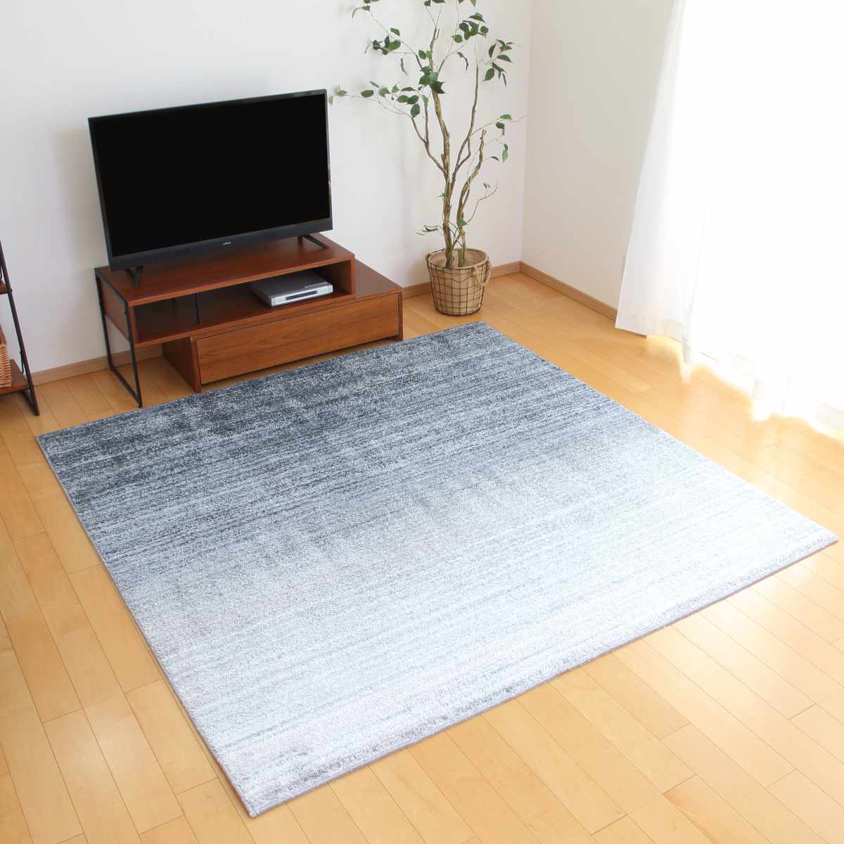 ラグ スミノエ オンブレー 190×190cm 防ダニ 防炎 （ ラグマット カーペット 絨毯 マット 機能ラグ 正方形 2畳 ）_11