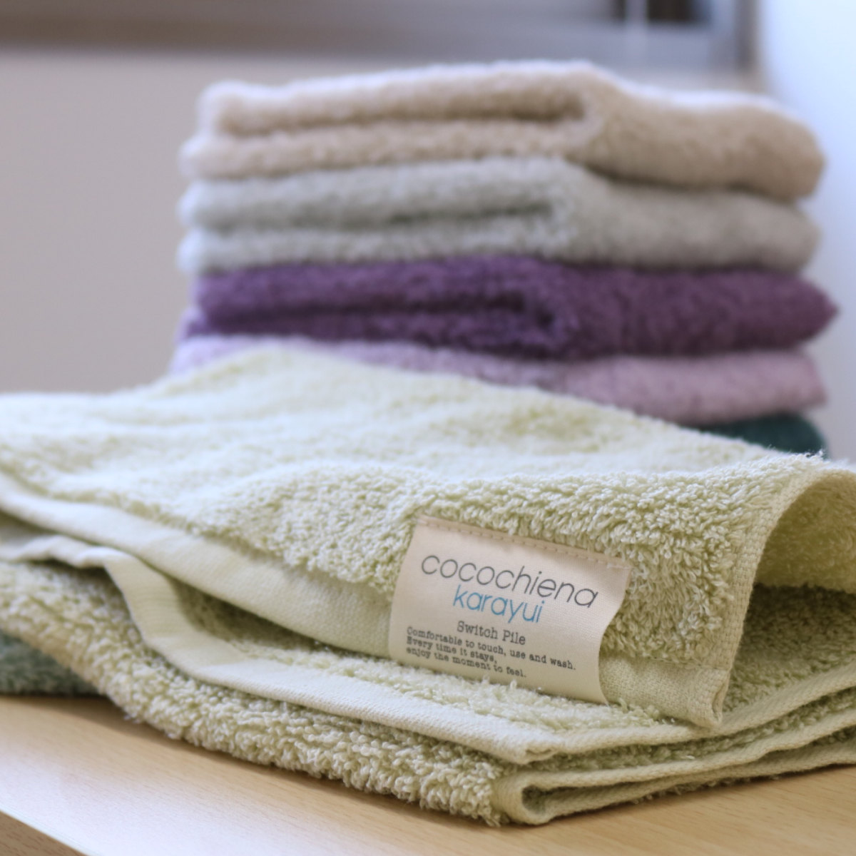 ハンドタオル ココチエナ カラユイ 34×35...の詳細画像5