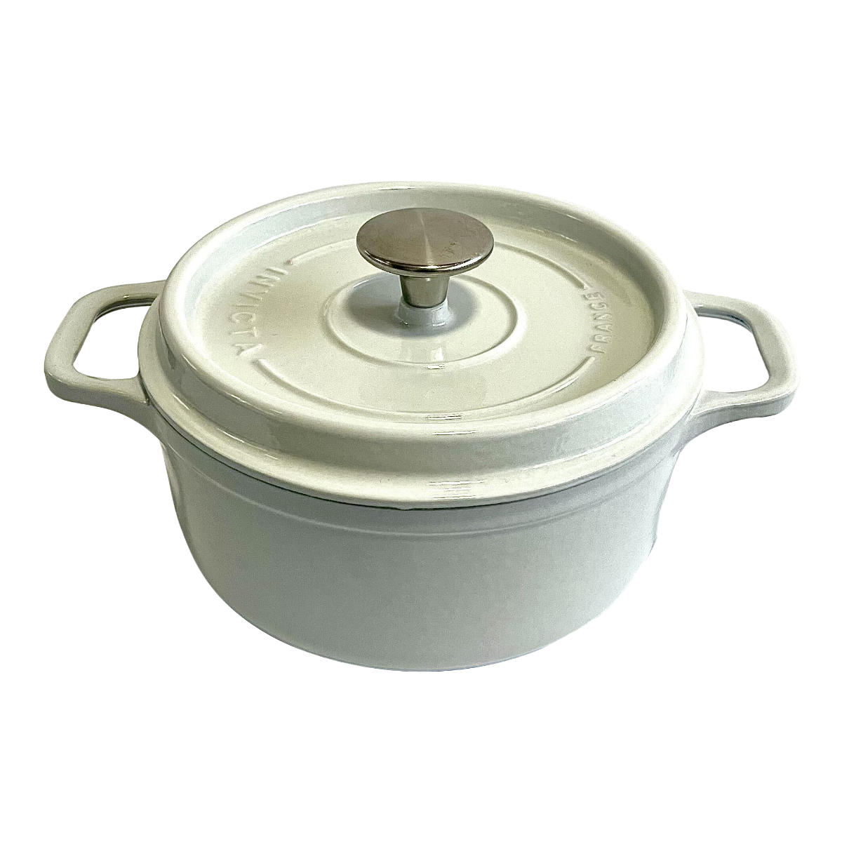 INVICTA キャセロール 20cm ラウンド IH対応 両手鍋 （ インビクタ