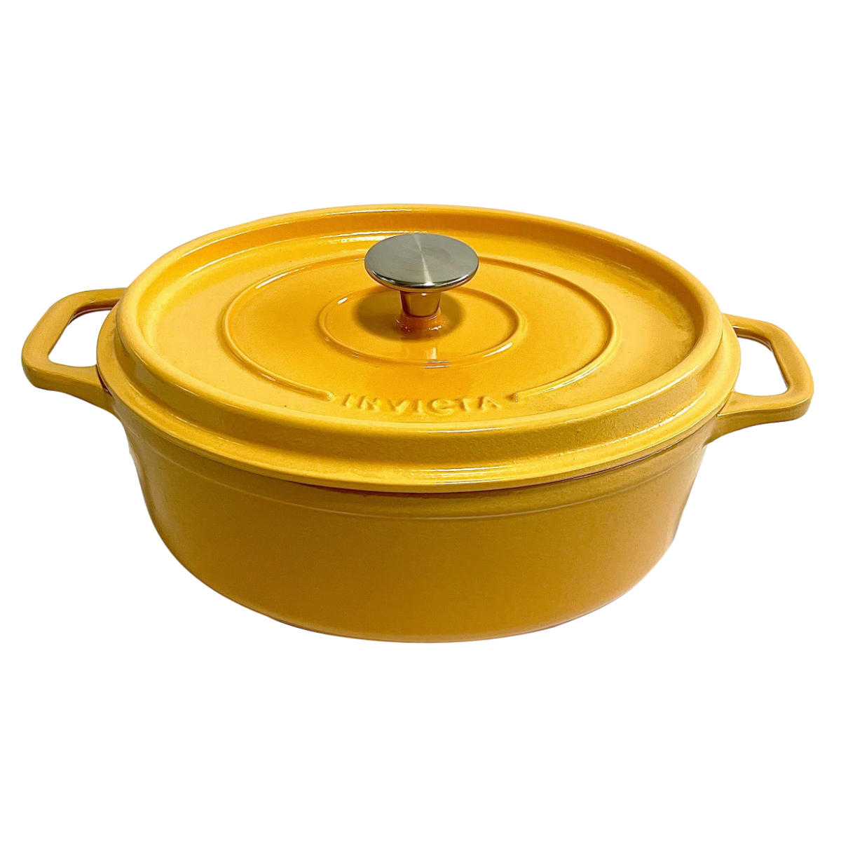 INVICTA キャセロール 27cm オーバル IH対応 両手鍋