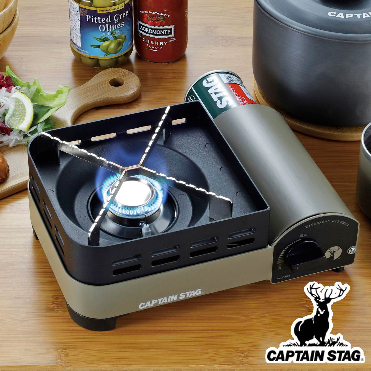 CAPTAIN STAG（キャプテンスタッグ） カセットコンロ ジュニア