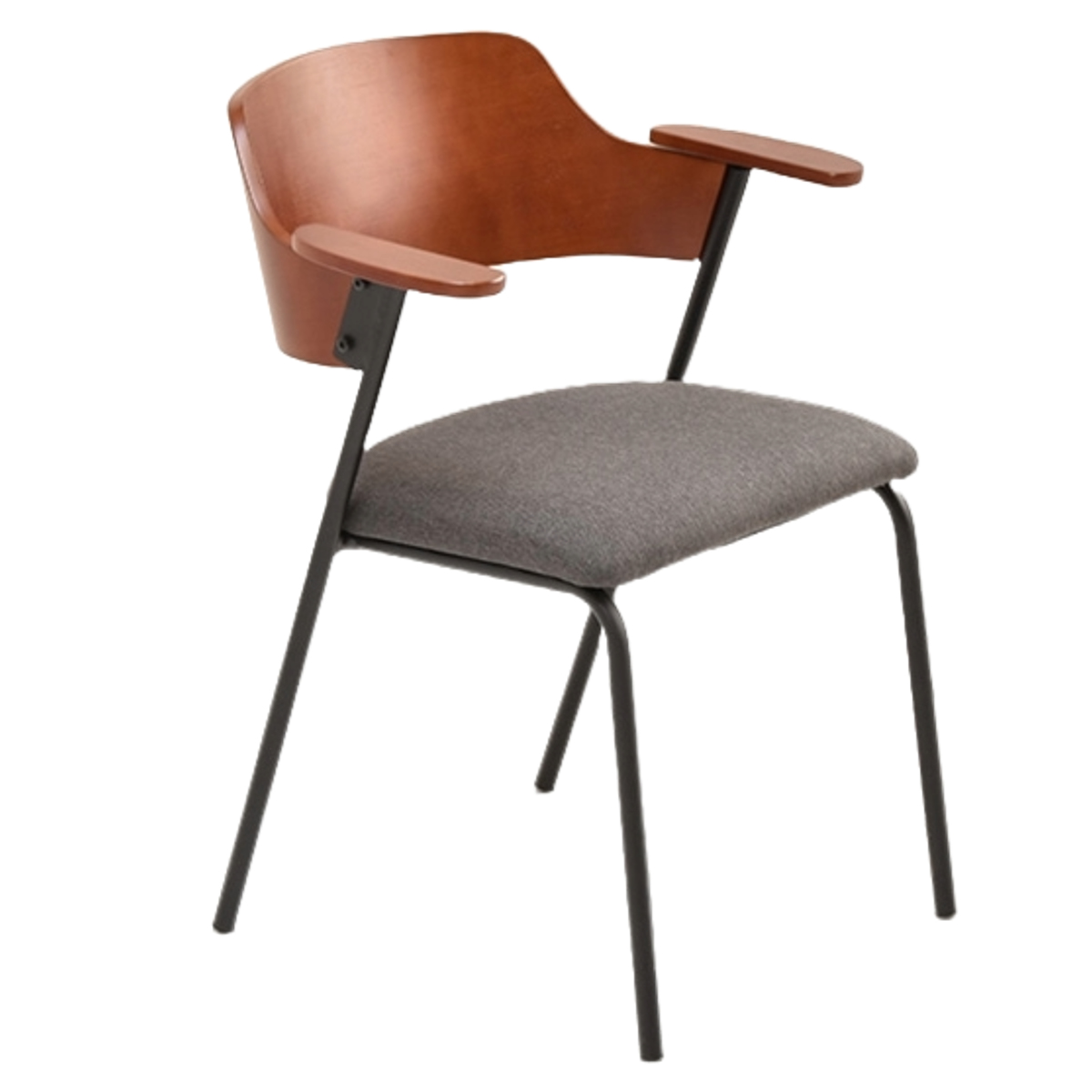 B.Bファニシング お掃除ロボット対応 ダイニングチェア 2脚セット 座面