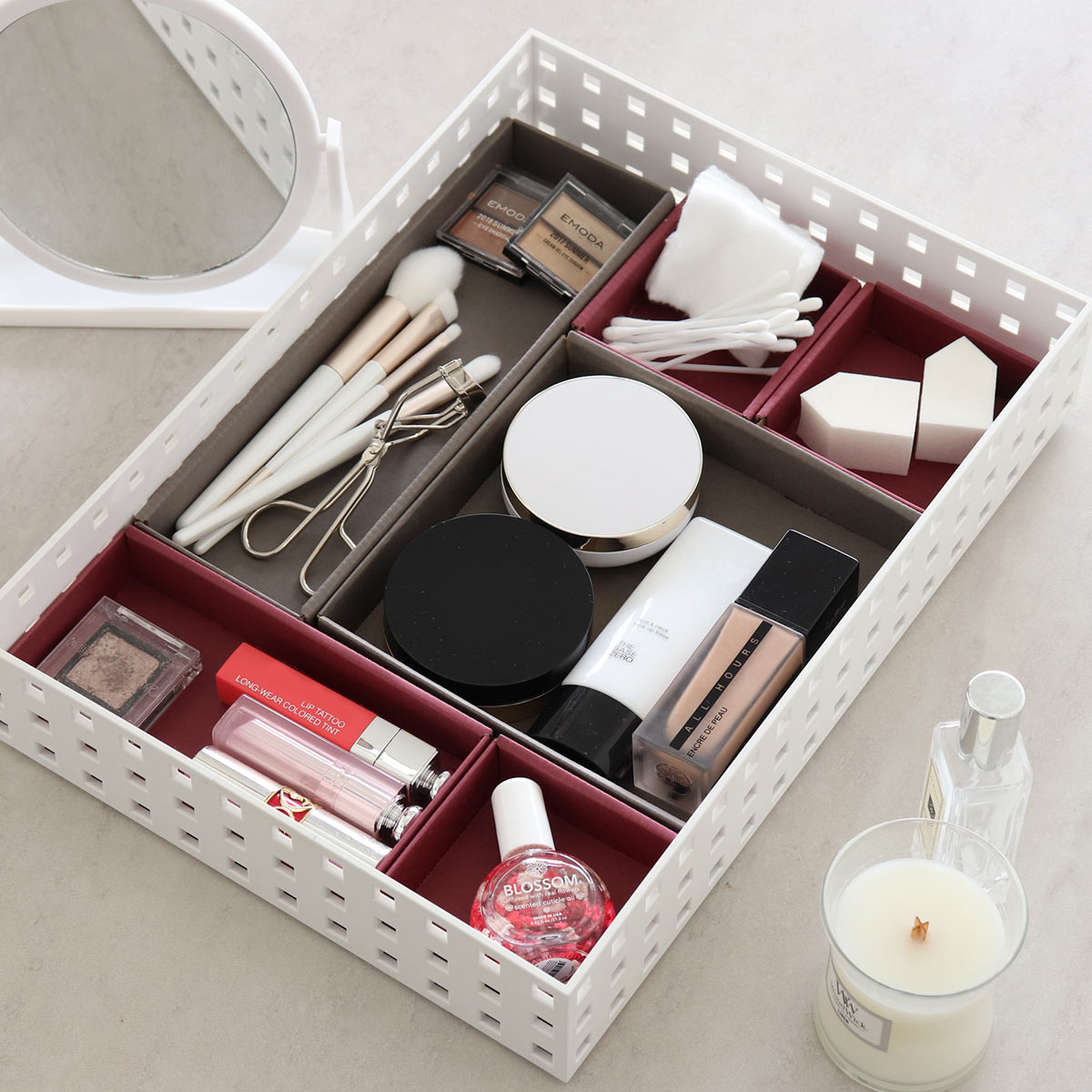 収納トレー ケース 整理トレイSHIKI 浅型 10個セット （ 引き出し