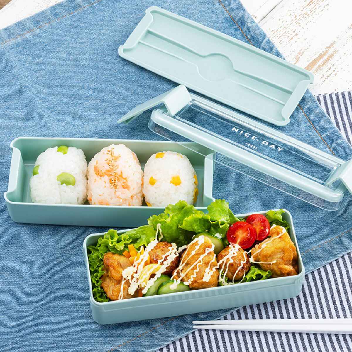お弁当箱 イージーケアランチボックス2段 680ml （ 弁当箱 ランチ