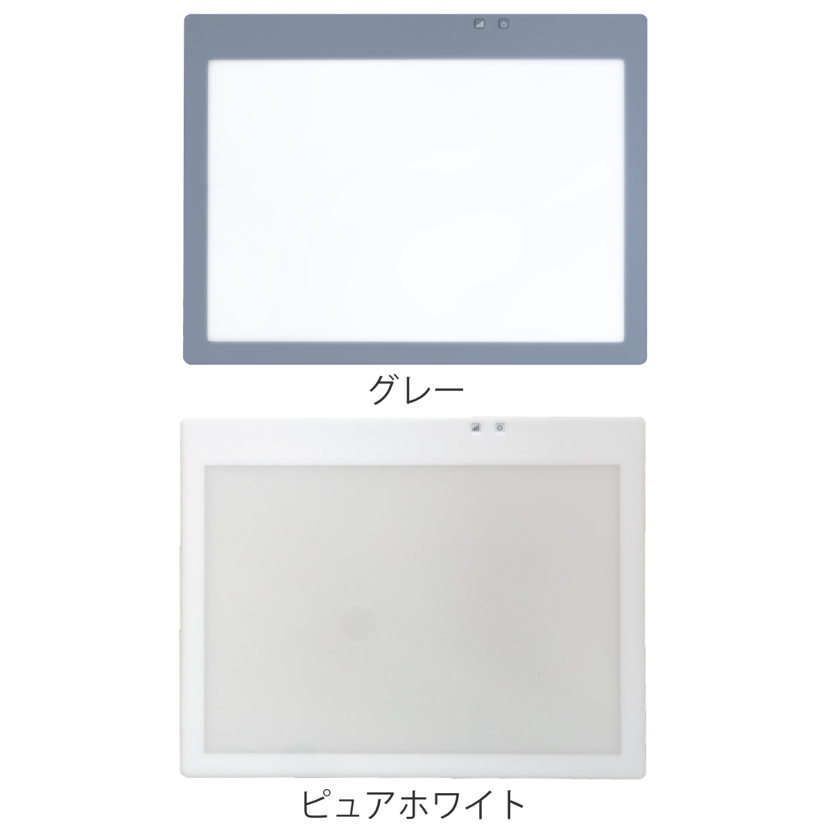 Trytec トレース台 A2 薄型LED トレビュアー グレー 保護シート付 A2