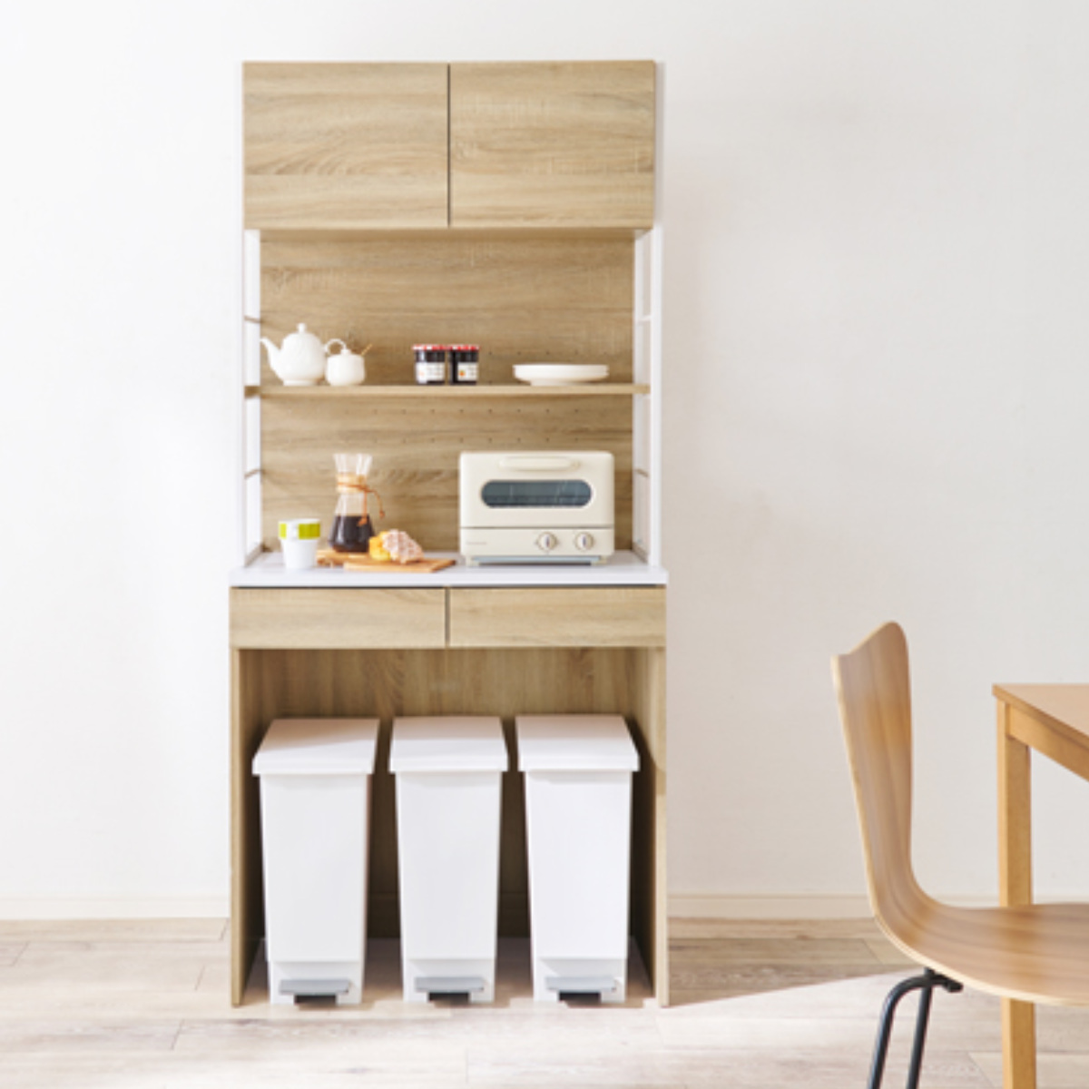 HAGiHARA（萩原） レンジラック 幅87cm ハイタイプ ヴィンテージ調