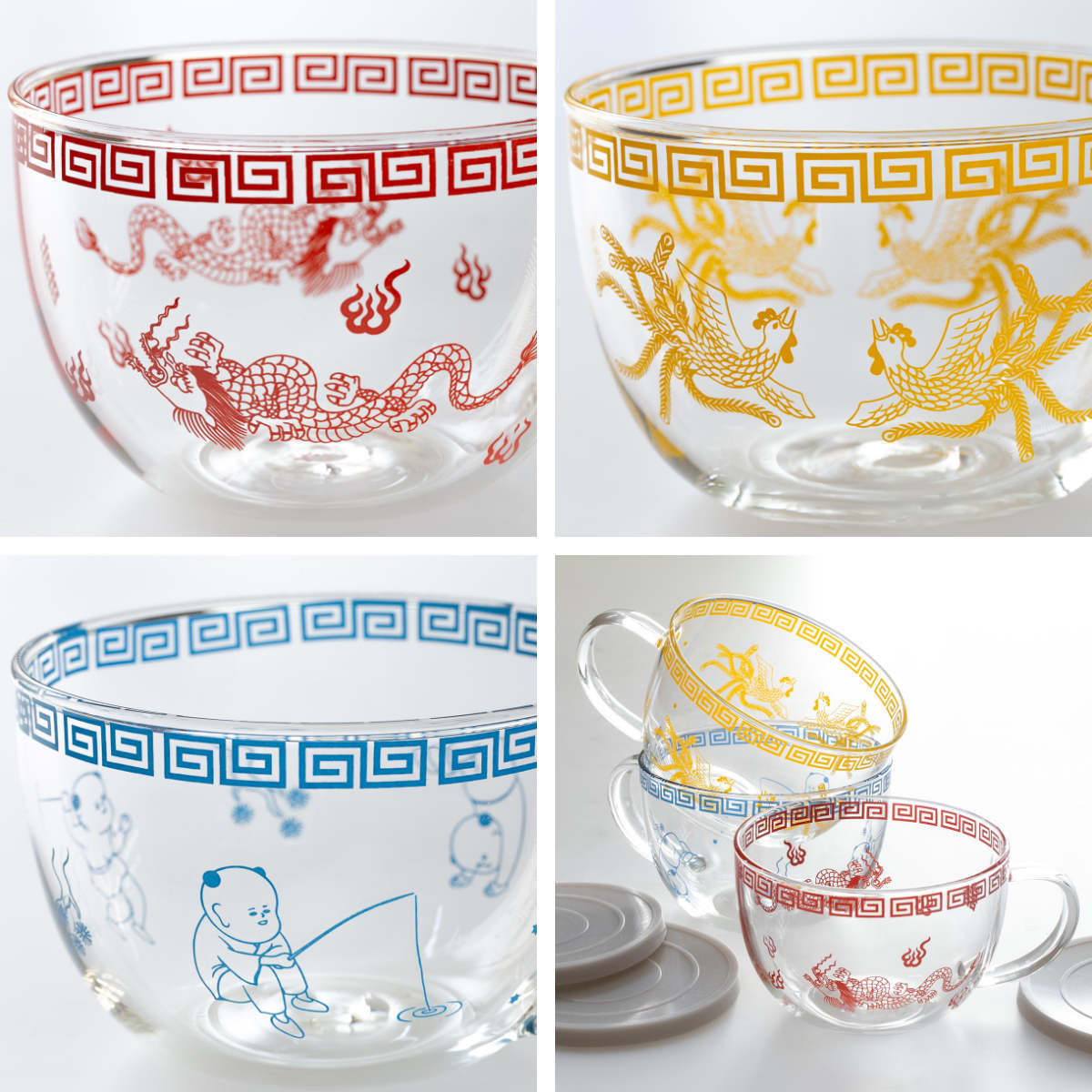 スープマグカップ 450ml おまち堂 耐熱ガ...の詳細画像5